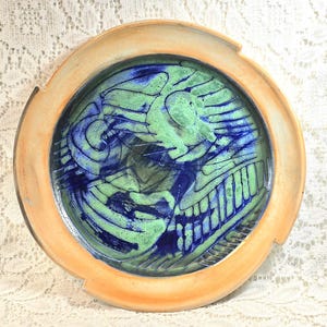 Martha Cooper, master potter, Mays Pottery, Pittsboro, NC large serving plate