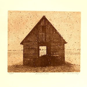 Original etching titled &quot;Isolated&quot; signed by artist