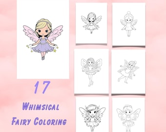 17 grillige feeënkleurplaten - regenachtige dagactiviteit voor kinderen en volwassenen