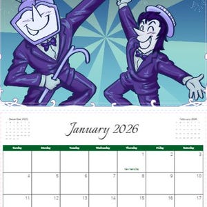 Deltarune Character Mr.Antenna Wall Calander