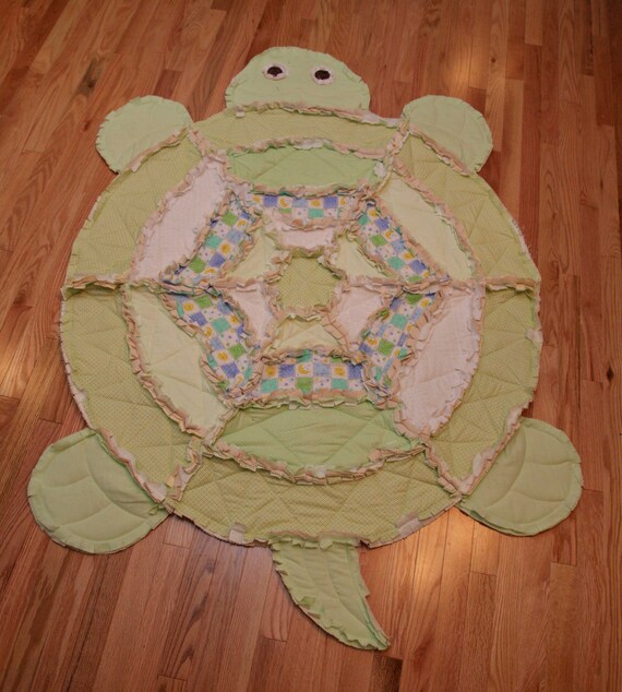 Items similar to Turtle Handcrafted Rug on Etsy