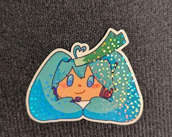 初音ミク ステッカー | かわいい、面白い、居心地の良い、ちび、ボーカロイド、アニメ