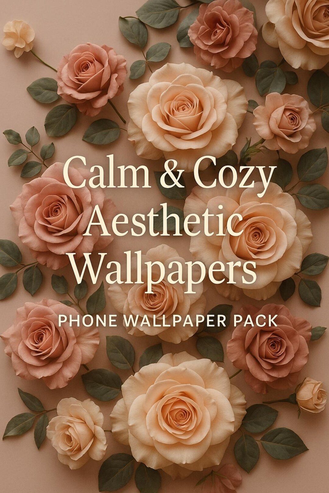 Calm and Cozy Aesthetic Wallpapers Pink Floral Coffee iPhone