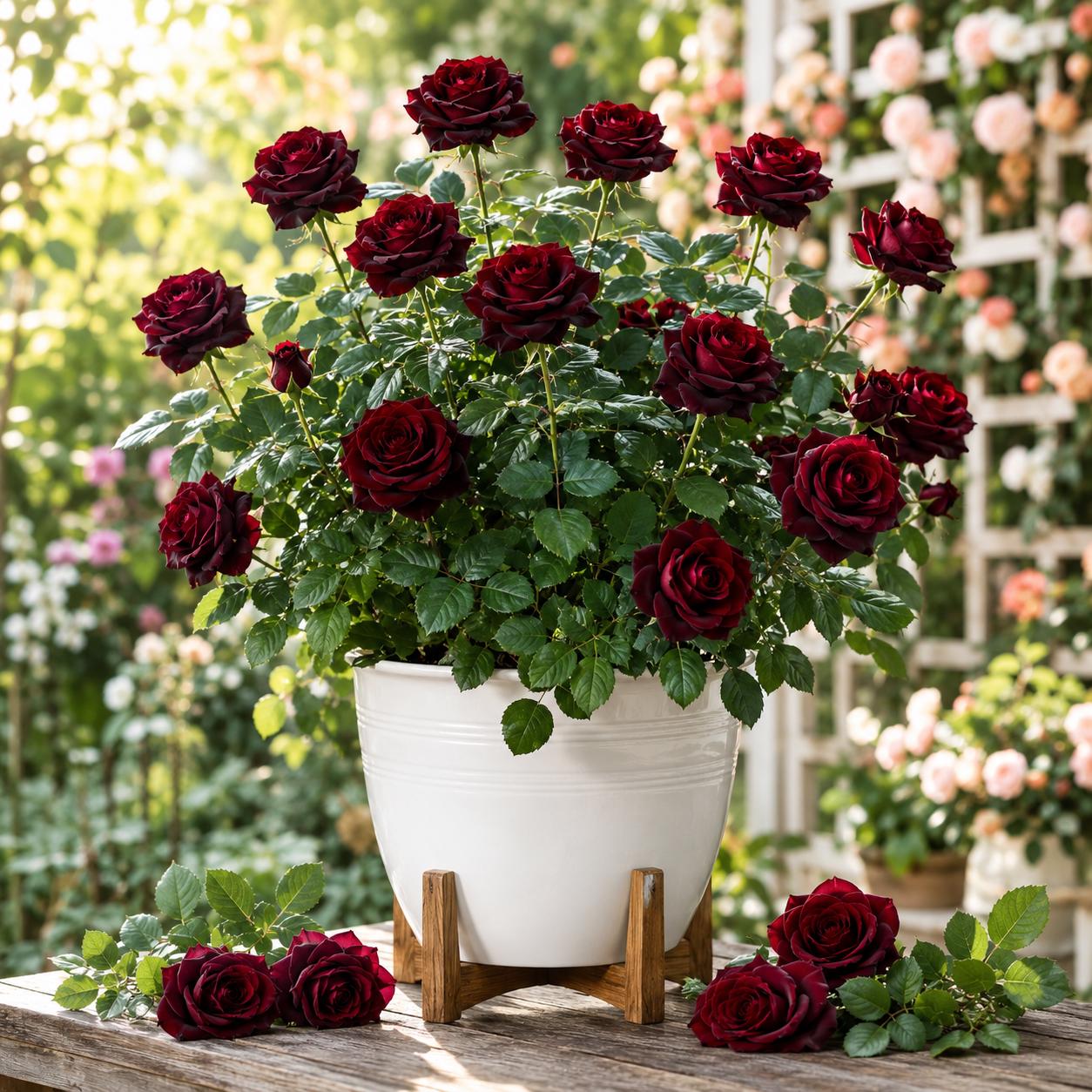 Live Plants Black Roses - Etsy