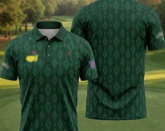 Polo de golf: prenda de alto rendimiento con estampado de rombos en toda la prenda.