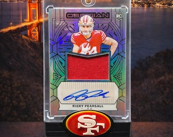 San Francisco 49ers Sports Card Display Stand | Color Choice | 3D Printed