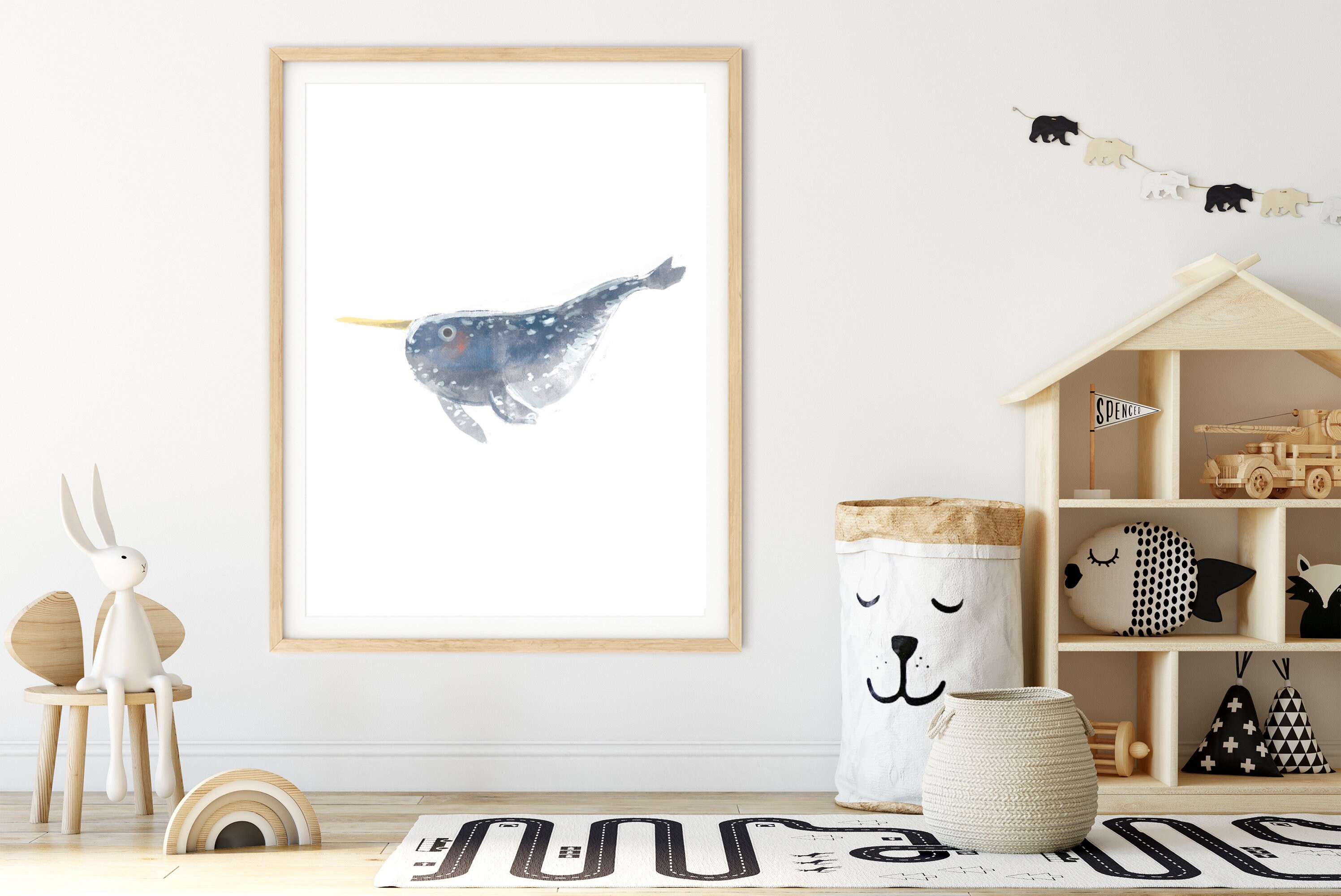 Kinderzimmer Kunstdrucke Babyzimmer Dekor Tier Motiv | Etsy