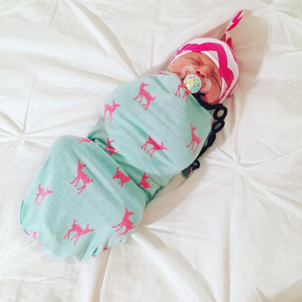 Baby Girl Cocoon- Baby Wrap- Sleep Sacks-Swaddlers- Swaddle- Modern Baby- Newborn Baby Swaddle Sack- Lil Cleo