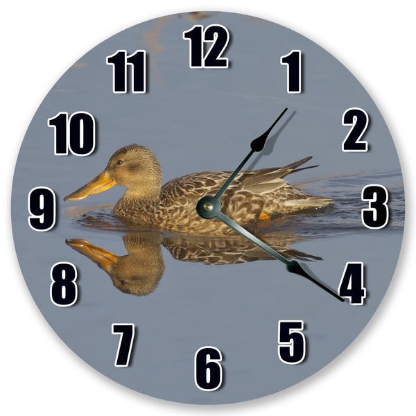 Large Duck Wall Clock Etsy