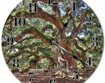 SOUTH CAROLINA CRESCENT AND PALMETTO TREE CLOCK Large 10.5 inch Wall Clock 2175