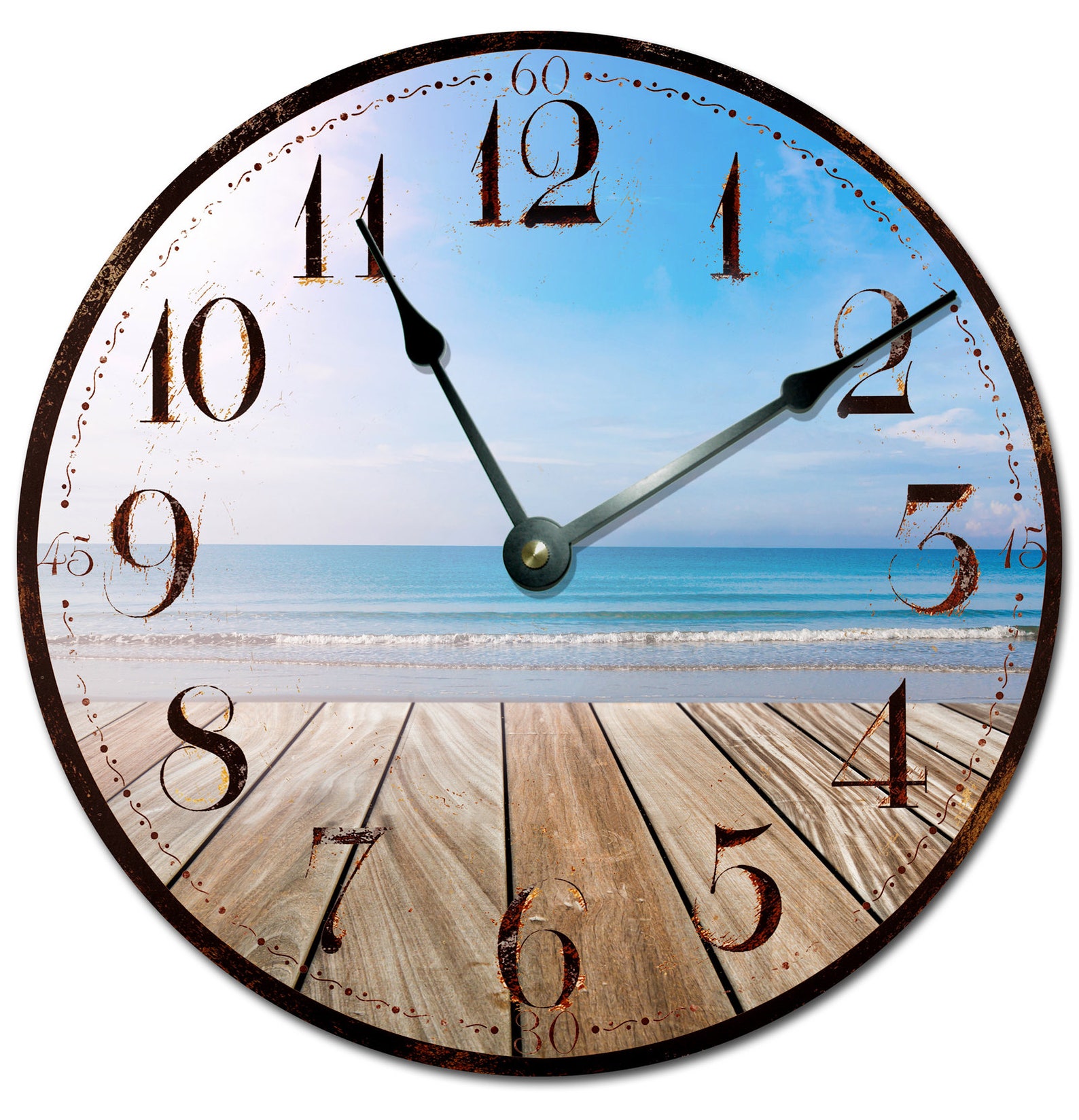 На часах 5 часов песня. Часы море. Объемные часы море. Часы деревянные легкие. Часы и море картинки.