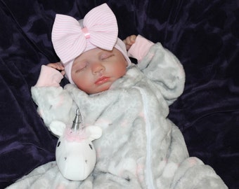 Unicorn Lifelike Newborn REBORN BABY DOLL Realistic 20 inch 8 Pounds Heavy Life Size Weighted Vinyl Cloth Body Kids Childs First Play Dolls