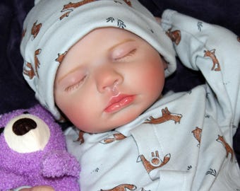 Realistic Reborn Baby Doll: 20 Inch Weighted Vinyl Doll
