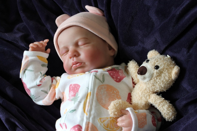 Newborn REBORN BABY DOLL Realistic 20 inch 8 Pounds Heavy Life Size Real Weighted Vinyl Cloth Body Kids Childs First Play Dolls 6/7 Pounds