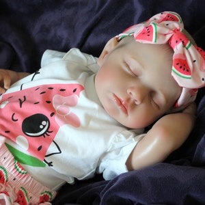 Lifelike Newborn REBORN BABY DOLL Realistic 20 inch 8 Pounds Heavy Life Size Real Weighted Vinyl Cloth Body Kids Childs First Play Dolls