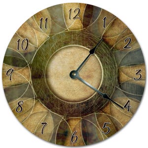 Retro Design Silent Wall Clock: 10.5" Living Room Decor