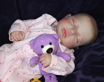 Lifelike Reborn Baby Doll: 20" Weighted Vinyl Doll with Cloth Body