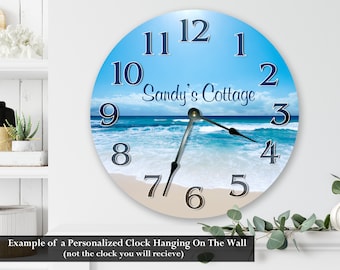 Abstract Wall Clock: 10.5" Silent Home Decor Clock