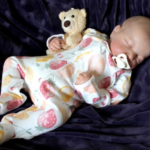 Newborn REBORN BABY DOLL Realistic 20 inch 8 Pounds Heavy Life Size Real Weighted Vinyl Cloth Body Kids Childs First Play Dolls 6/7 Pounds
