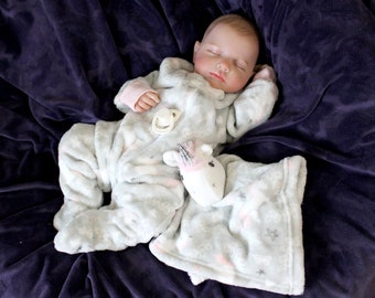 Unicorn Lifelike Newborn REBORN BABY DOLL Realistic 20 inch 8 Pounds Heavy Life Size Weighted Vinyl Cloth Body Kids Childs First Play Dolls