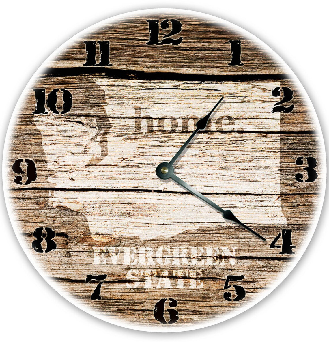 12 WASHINGTON STATE HOMELAND Clock Large 12 Inch Wall Etsy UK