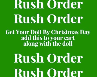 Ship Within 48 HOURS - Rush Order - Christmas Gift Fast Shipping - Priority Shipment For a Gift - Reborn Baby Doll Weighted Newborn