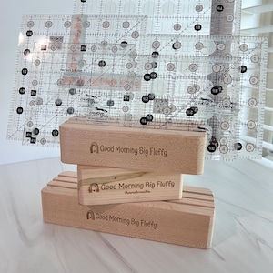 Handmade Quilt Ruler Stand, Ruler Organizer, Ruler Holder