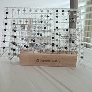 Handmade Quilt Ruler Stand, Ruler Organizer, Ruler Holder