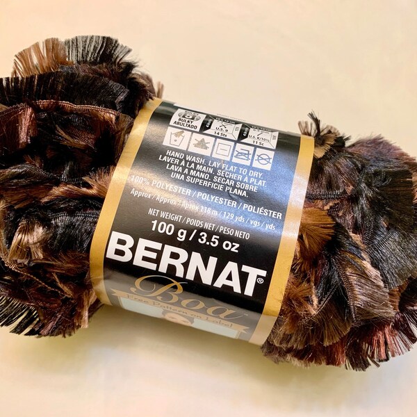 Bernat Boa Yarn 100g/3.5 oz / 3 skeins