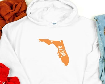 FAMU Hoodie| Florida A&M Hooded Sweatshirt | Orange Florida