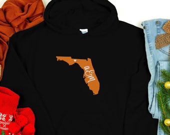 FAMU Hoodie| Florida A&M Hooded Sweatshirt | Orange Florida