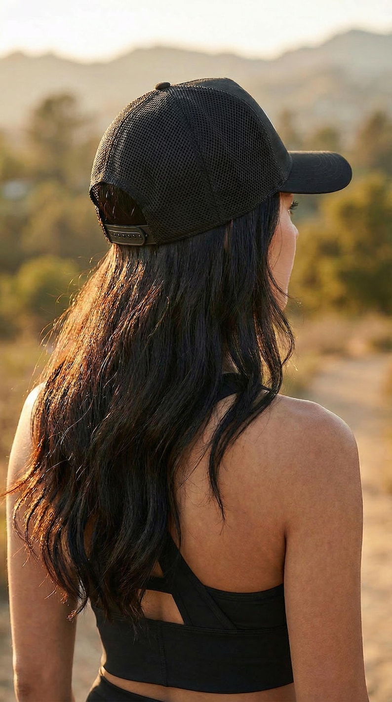 Gorra unisex minimalista ajustable Alo Yoga Pink Off Duty imagen 13