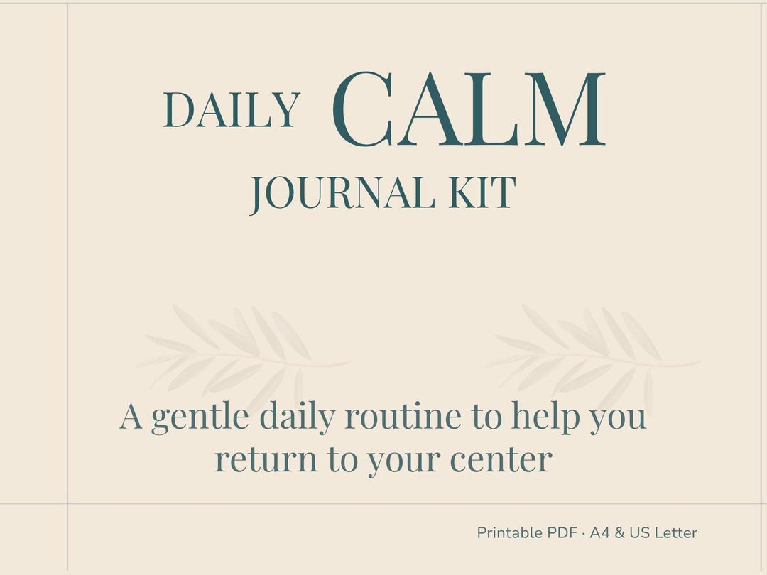 Daily Clarity Journal – 30 Day Printable Journal for Mental Clarity ...