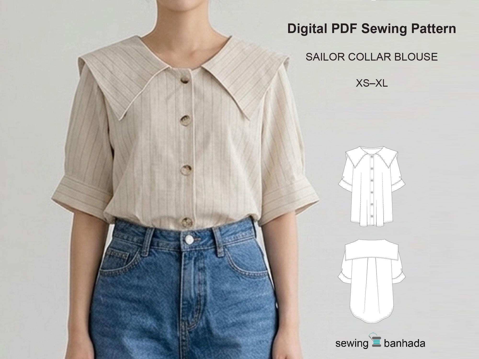 Womens Sailor Blouse - Etsy