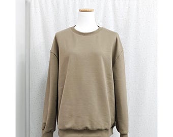 Modello di cucito per felpa in PDF per donna / Modello di pullover per principianti / Download digitale