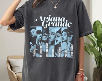 Ariana Grande Tour Inspired Vintage T-Shirt – Pop Music Fan Graphic Tee – Retro Concert Shirt on Comfort Colors 1717 – Ariana Grande Shirt