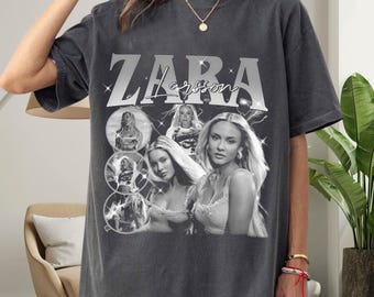 Zara Larsson Vintage Inspired T-Shirt – Retro Pop Star Graphic Tee on Comfort Colors 1717, Aesthetic Fan Shirt, Music Lover Gift