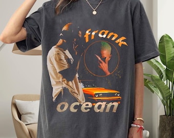 Frank Ocean Inspired Graphic T-Shirt – Vintage Frank Ocean Tour Style Tee, Blonde Era Fan Shirt, Comfort Colors 1717 Oversized Music Tee