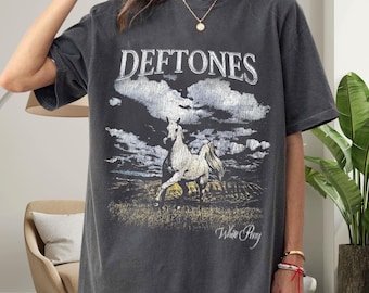 Deftones White Pony Inspired  Vintage T-Shirt – Alternative Metal Band Tee – Retro Graphic Shirt on Comfort Colors 1717 – 90s Rock Tee