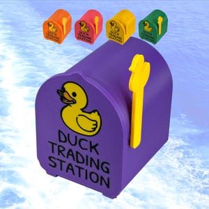 Cruise Duck Trading Mailbox Door Magnet | Themed cabin door decoration to trade rubber ducks image 1