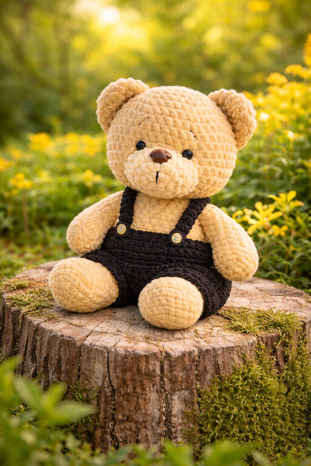 Crochet Teddy Bear Pattern | Amigurumi Plush Toy PDF (beginner Friendly ...