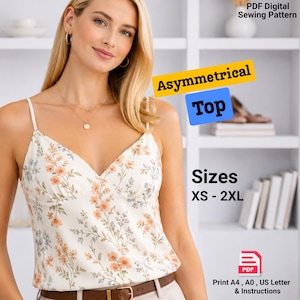 Asymmetrical Cami Top - Etsy