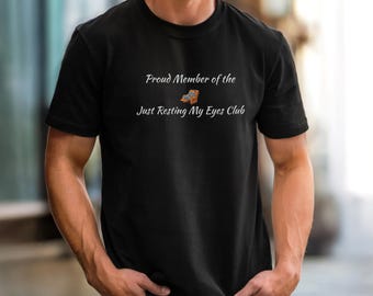 Camiseta del club "Papá solo está descansando la vista", regalo divertido para el Día del Padre.