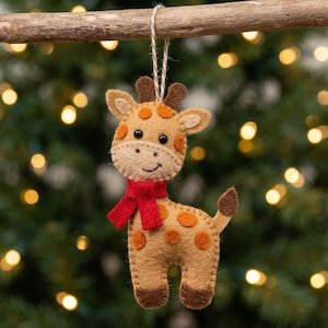 Filz Giraffe Schnittmuster, Anfänger freundlich Ornament PDF, Safari Kinderzimmer Dekor