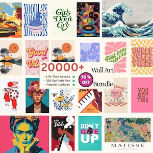20000+ Digital Wall Art Bundle, Vintage, Modern, Abstract (Digital Download)