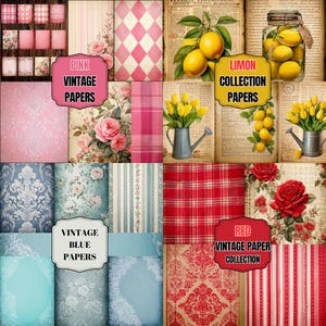 Mega Junk Journal Ephemera Bundle | Vintage, Floral, Steampunk (Digital Download) image 15