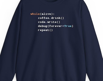 Software Developer Life Code sweatshirt hoodie t-shirt: Funny Programmer Coding Gift, Coffee Debug Apparel