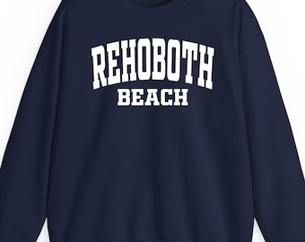 Rehoboth Beach Delaware sweatshirt hoodie and t-shirt: Summer Vacation Travel Gift, Beach Town Apparel