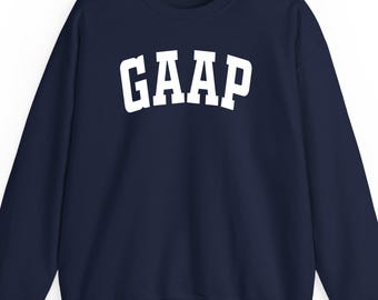 GAAP sweatshirt hoodie and T-Shirt: Minimalist Accounting Finance CPA Principles Business Funny Professional Gift