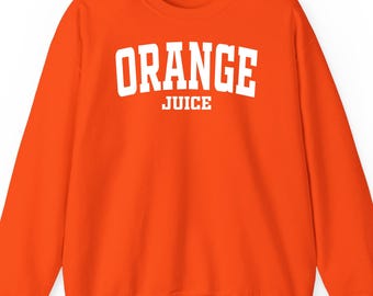 Sudadera con capucha y camiseta de jugo de naranja OJ: divertido regalo de bebida de frutas para el desayuno y el brunch